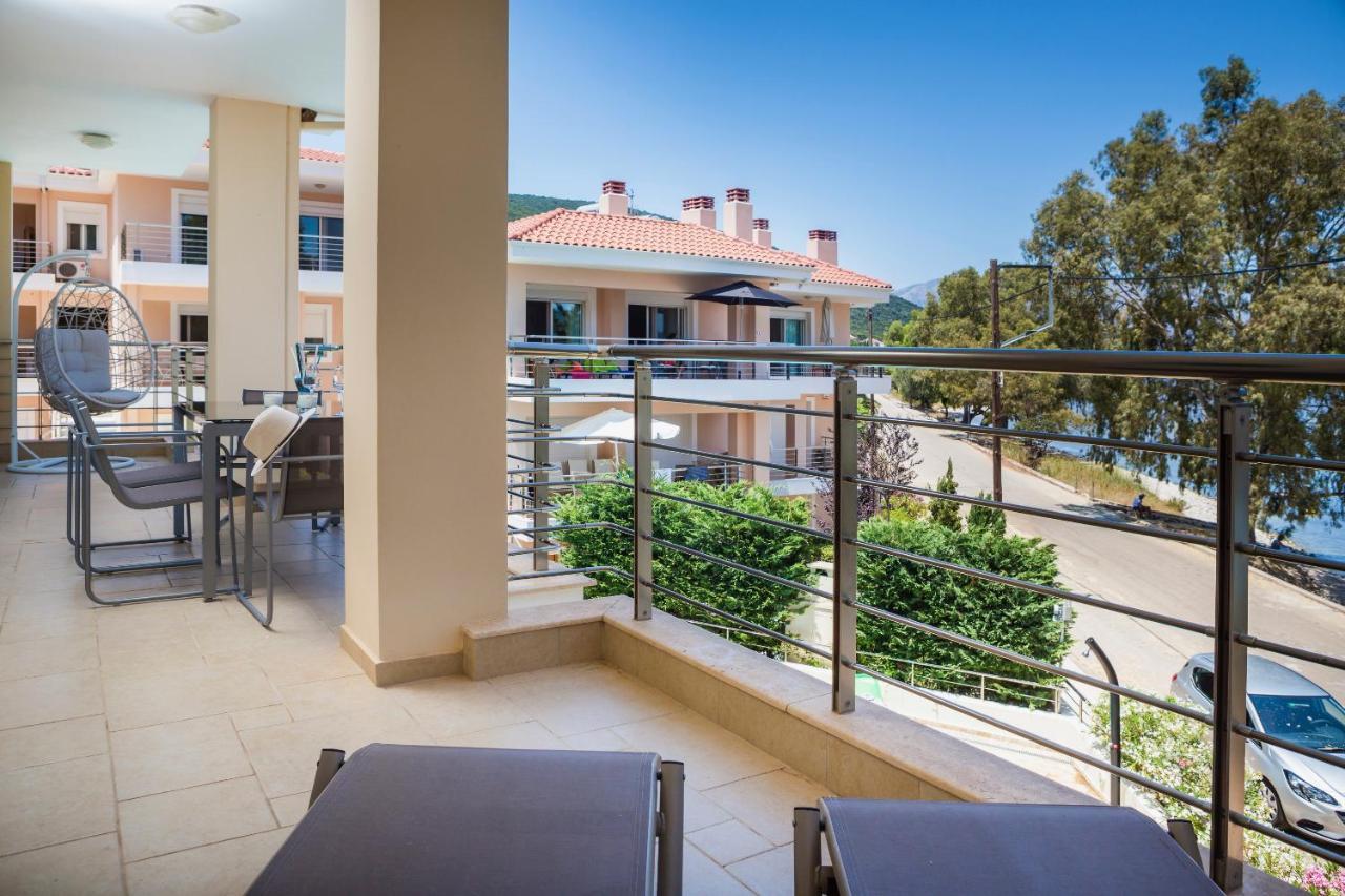 Eucalyptus Suite Sea View Karavomylos Buitenkant foto